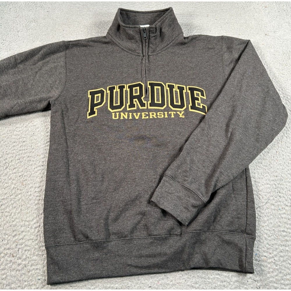 Champion Purdue Boilermakers University Sweatshirt Mens Small Gray Basketball